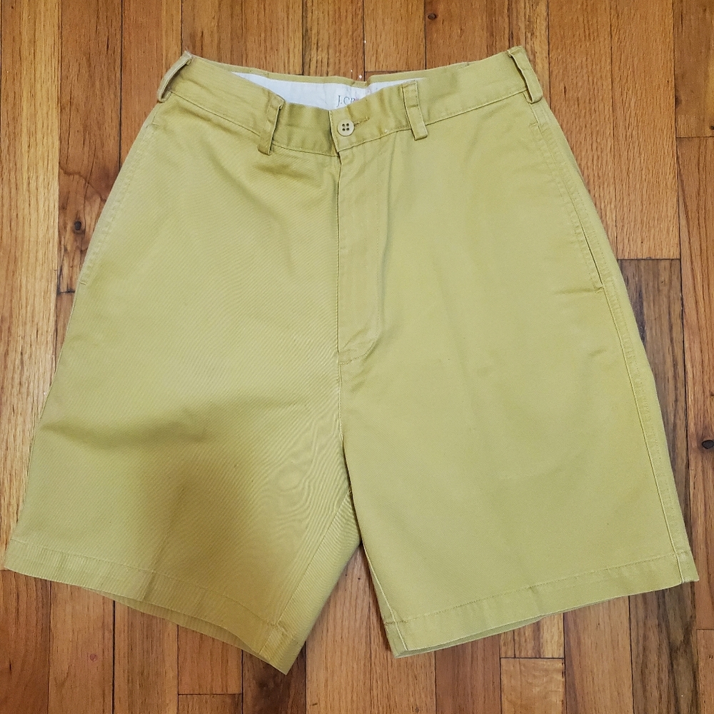 J. Crew Shorts Women's 28 Yellow Bermuda 100% Cotton